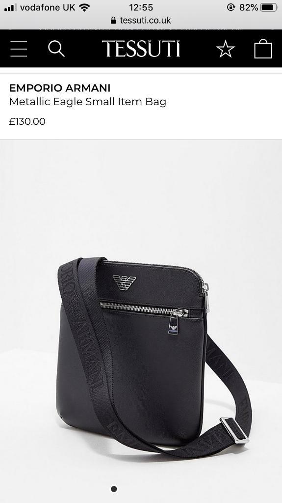 armani man bag uk